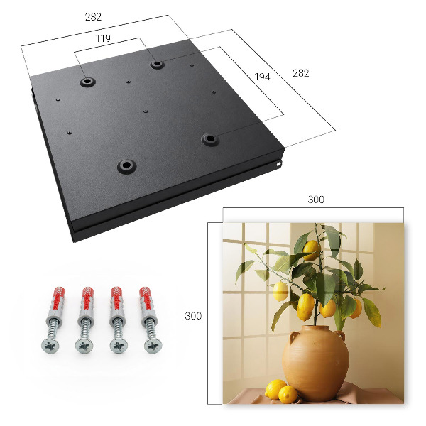 Key storage box Lemons in a jug
