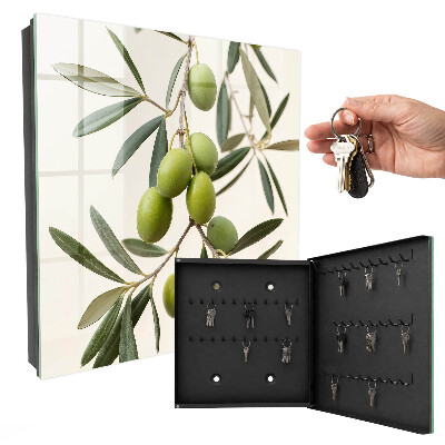 Key box A branch with olives