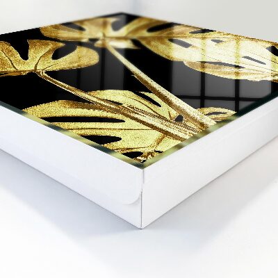 Key storage box Monstera leaves