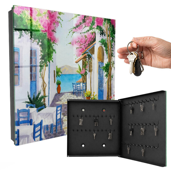 Key cabinet for wall Mediterranean beauty