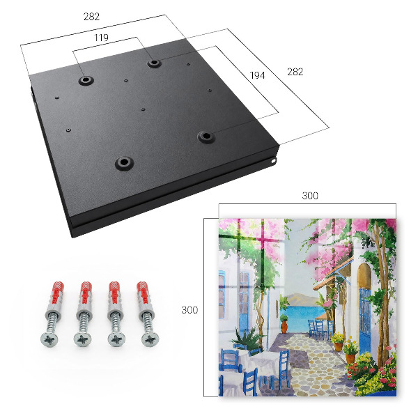 Key cabinet for wall Mediterranean beauty
