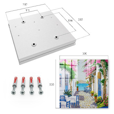 Key cabinet for wall Mediterranean beauty