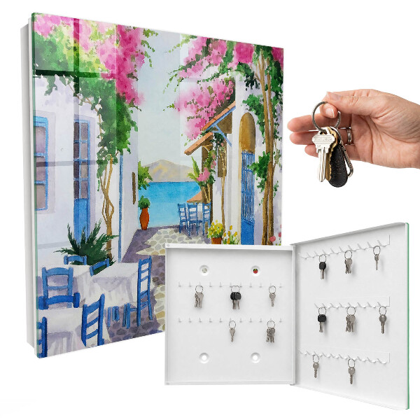 Key cabinet for wall Mediterranean beauty