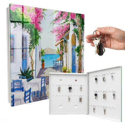 Key cabinet for wall Mediterranean beauty