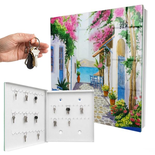 Key cabinet for wall Mediterranean beauty