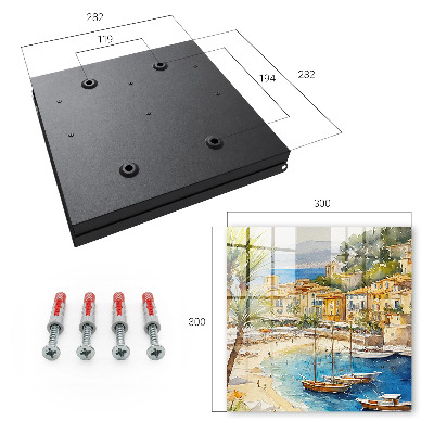 Key box Seaside landscape