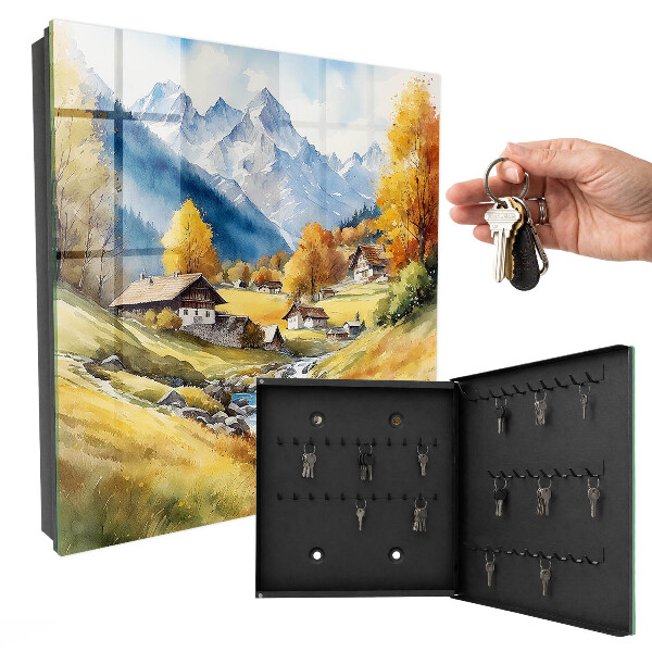 Key storage box Peace in the mountains