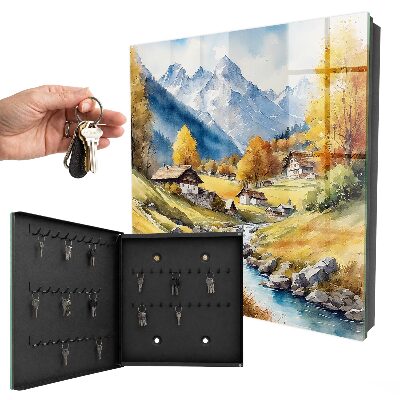 Key storage box Peace in the mountains