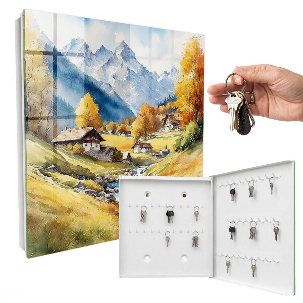Key storage box Peace in the mountains