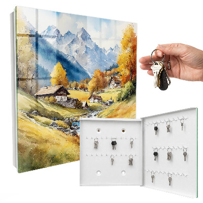 Key storage box Peace in the mountains