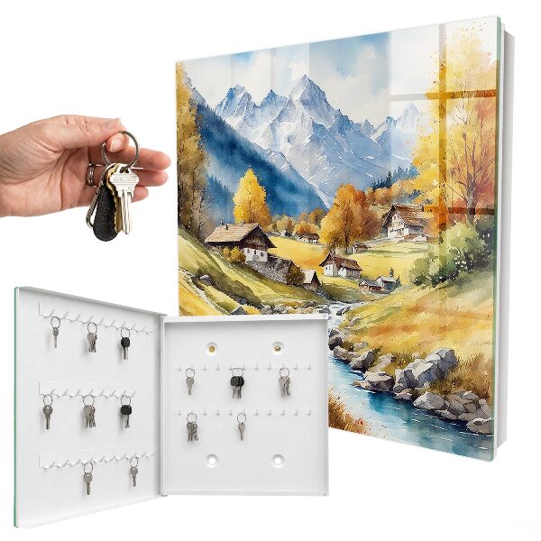 Key storage box Peace in the mountains