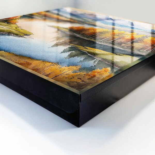 Key cabinet for wall Autumn mountains
