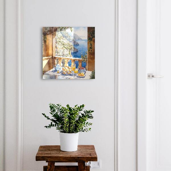 Key cabinet for wall Breakfast on the terrace