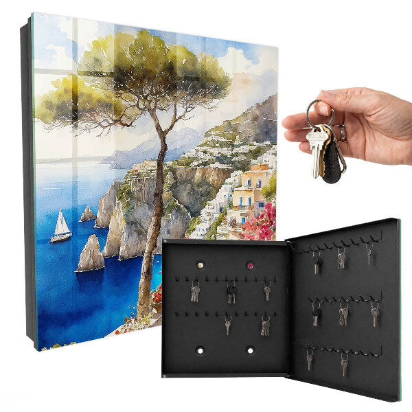 Key storage box Mediterranean country