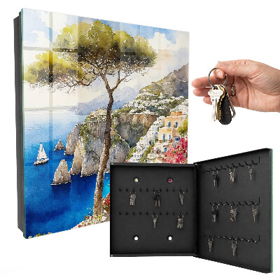 Key storage box Mediterranean country