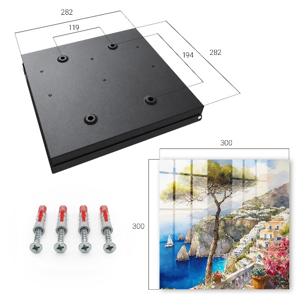 Key storage box Mediterranean country