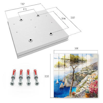 Key storage box Mediterranean country