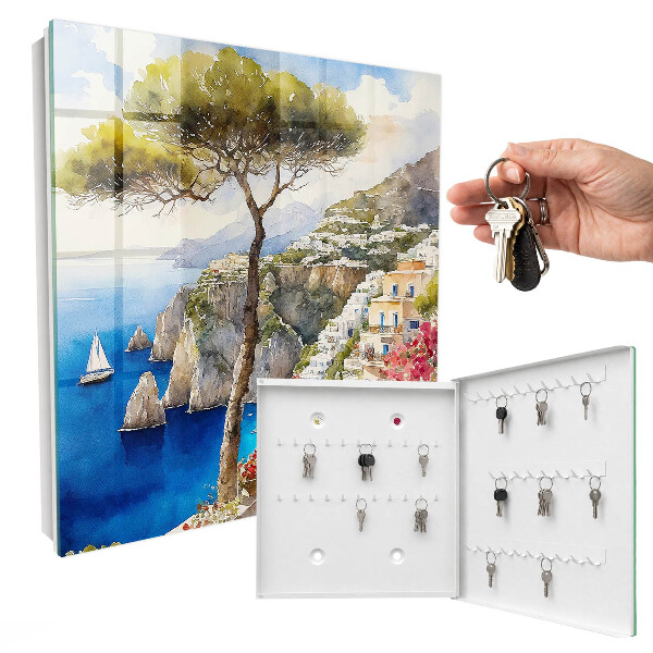 Key storage box Mediterranean country