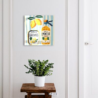 Key cabinet for wall Italian motifs