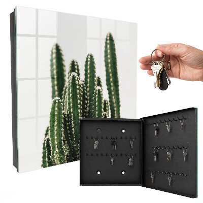 Key storage box Green cacti