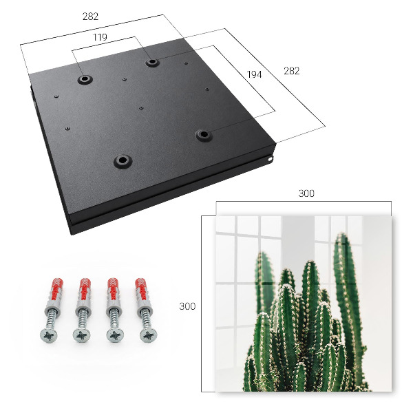 Key storage box Green cacti