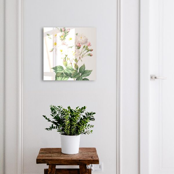 Key cabinet for wall The magic of flowers