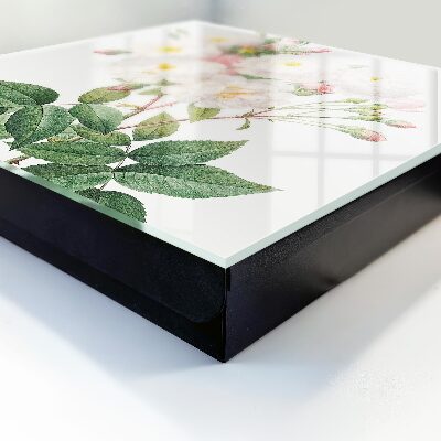 Key cabinet for wall The magic of flowers