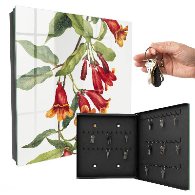 Key box Red flowers