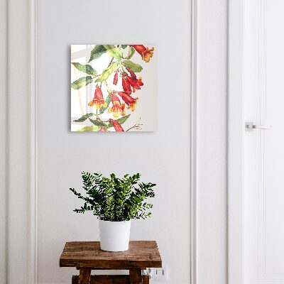 Key box Red flowers