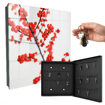 Key storage box Red berries