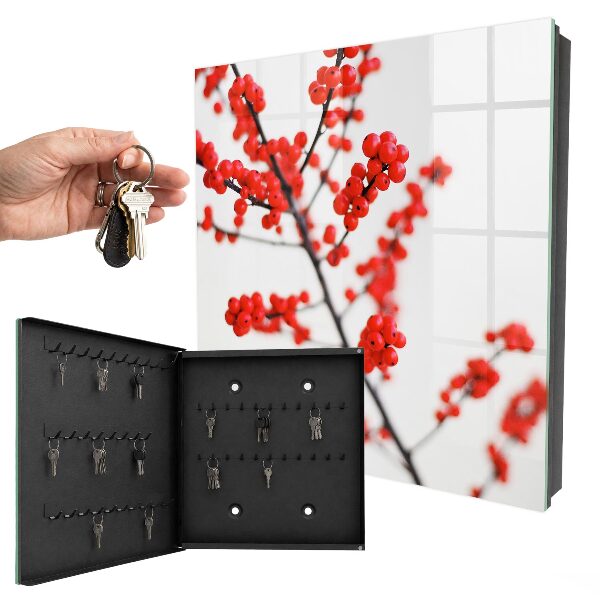 Key storage box Red berries