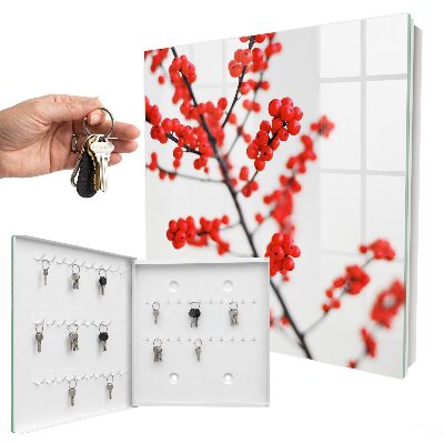 Key storage box Red berries
