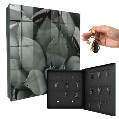 Key cabinet for wall The elegance of plants