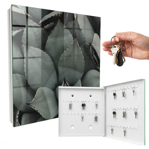 Key cabinet for wall The elegance of plants