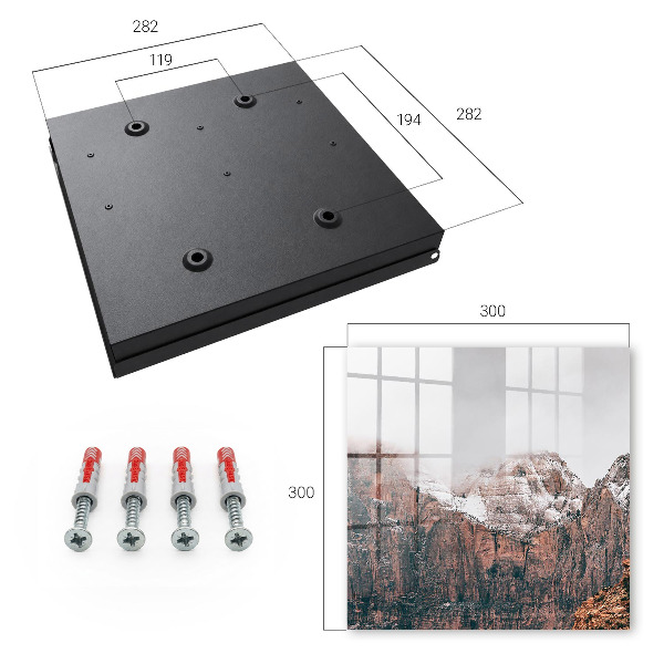 Key cabinet for wall Mountain silence