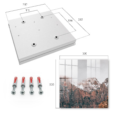 Key cabinet for wall Mountain silence