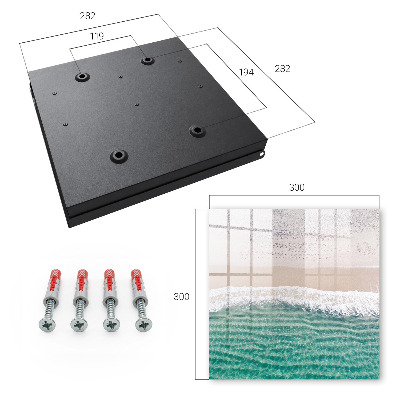 Key storage box Summer beach