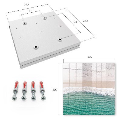 Key storage box Summer beach