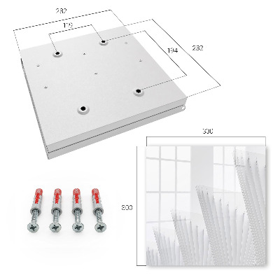 Key cabinet for wall Abstract architecture