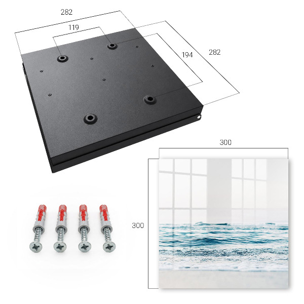 Key cabinet for wall Peace at sea