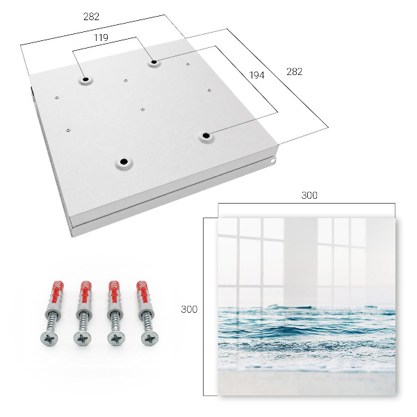 Key cabinet for wall Peace at sea
