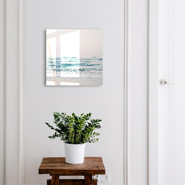 Key cabinet for wall Peace at sea