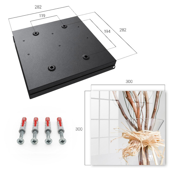 Key storage box Branches in a vase