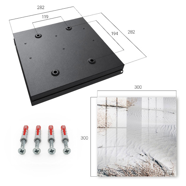 Key cabinet for wall Sand waves