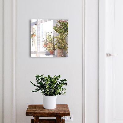 Key cabinet for wall Stairs with plants