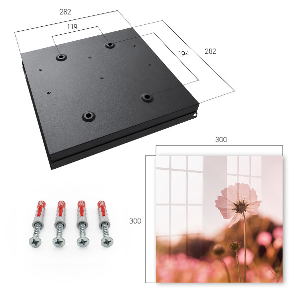 Key storage box Floral elegance