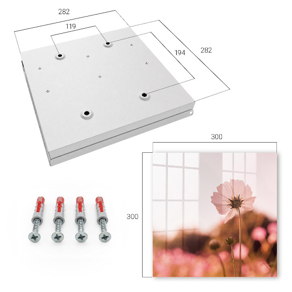 Key storage box Floral elegance