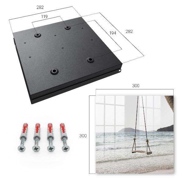 Key cabinet for wall Idyll on the beach