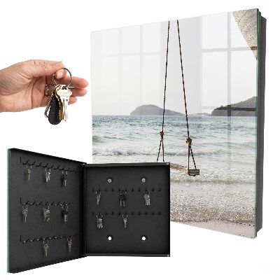 Key cabinet for wall Idyll on the beach
