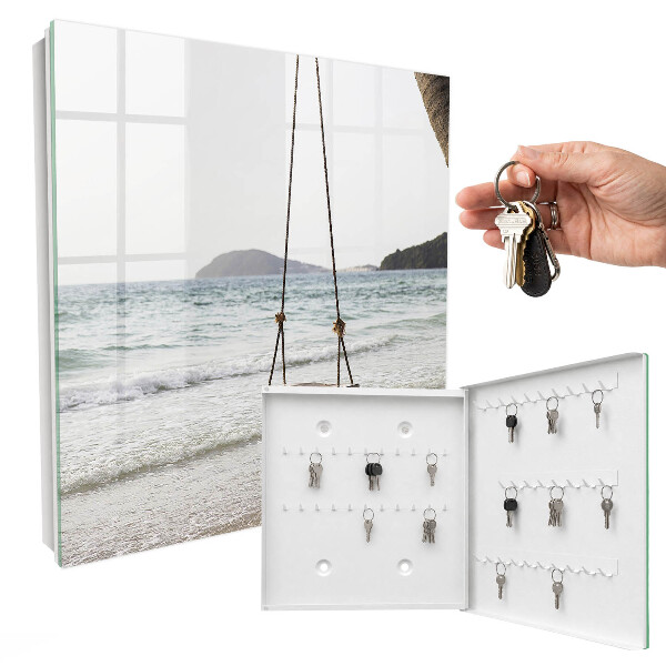 Key cabinet for wall Idyll on the beach